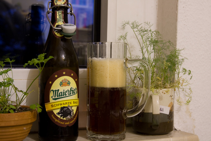 Lautering.net - Tasting - A schwarze Sau Bier + Flasche