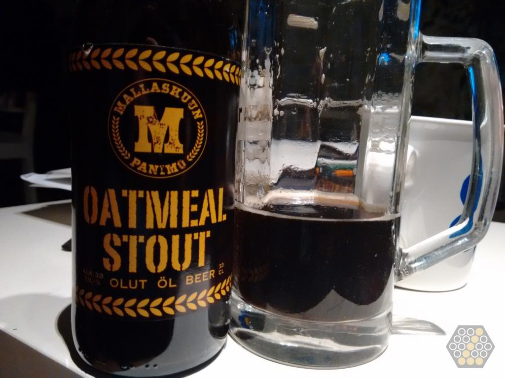 M like in OatMeal. A stout from the Mallaskuun panimo M like in OatMeal. A stout from the Mallaskuun panimo